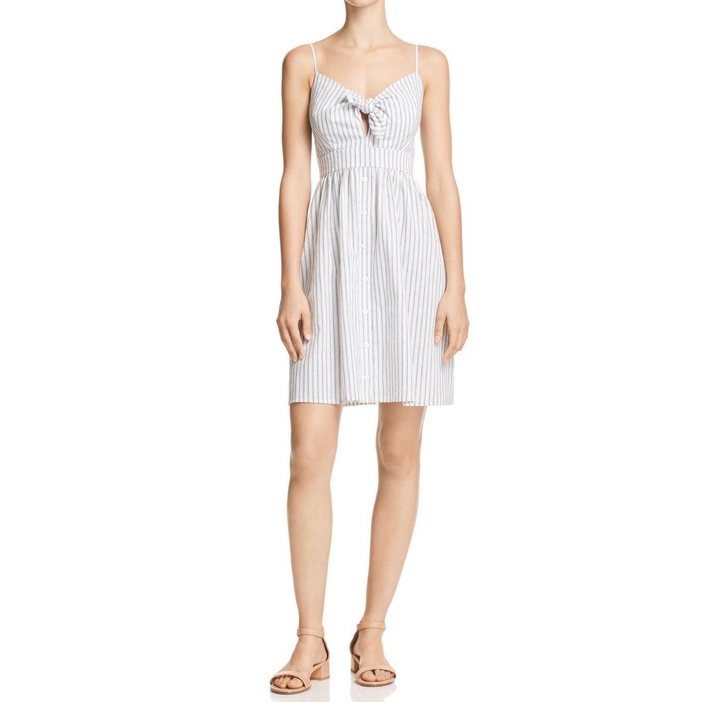 Aqua Tie-Front Dress Bloomingdales Exclusive